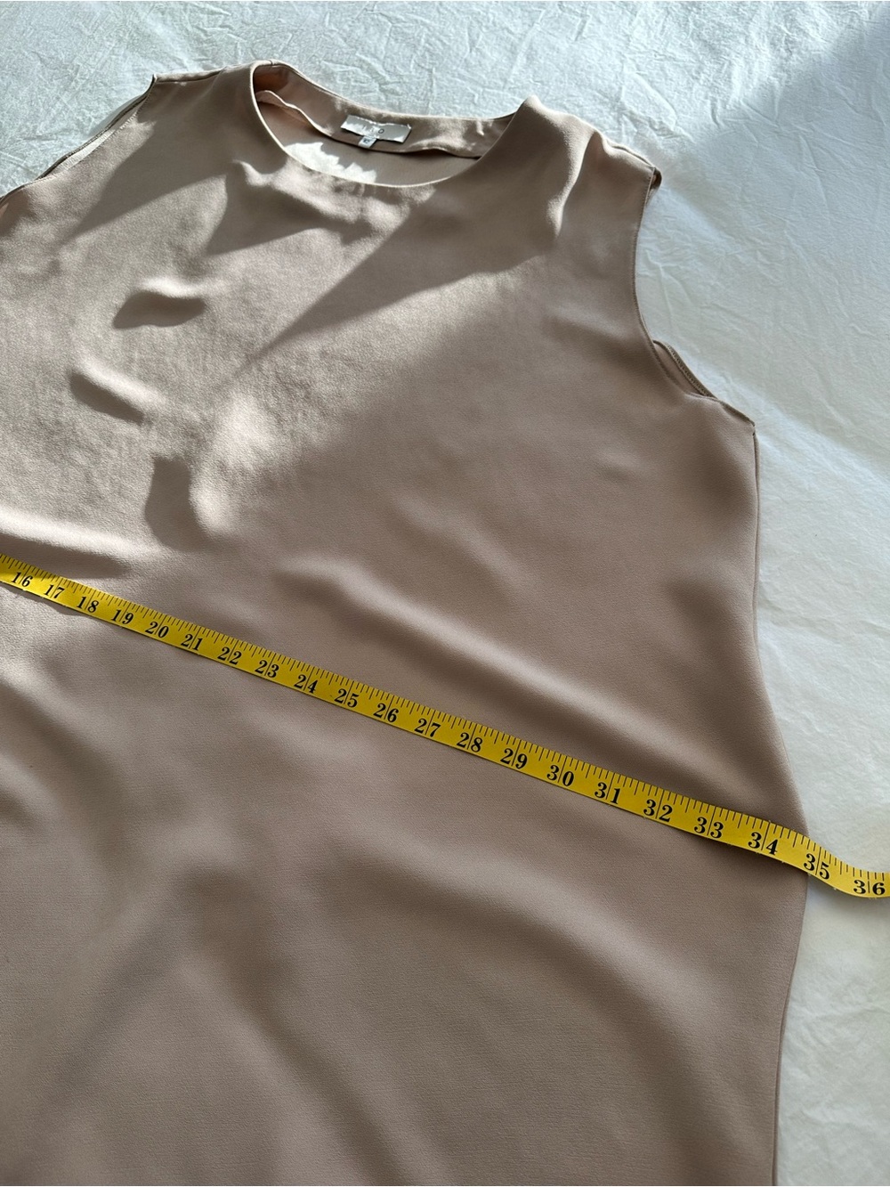 IRO Blush Asymmetrical Sleeveless Shift Dress, size (42) large - Picture 8 of 10
